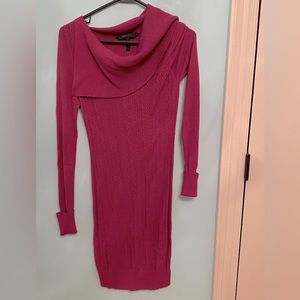 BCBGMAXAZRIA long sleeve sweater dress